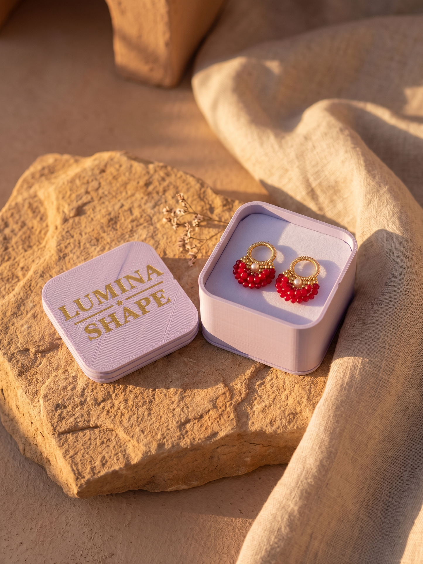 Radiant Ruby Studs