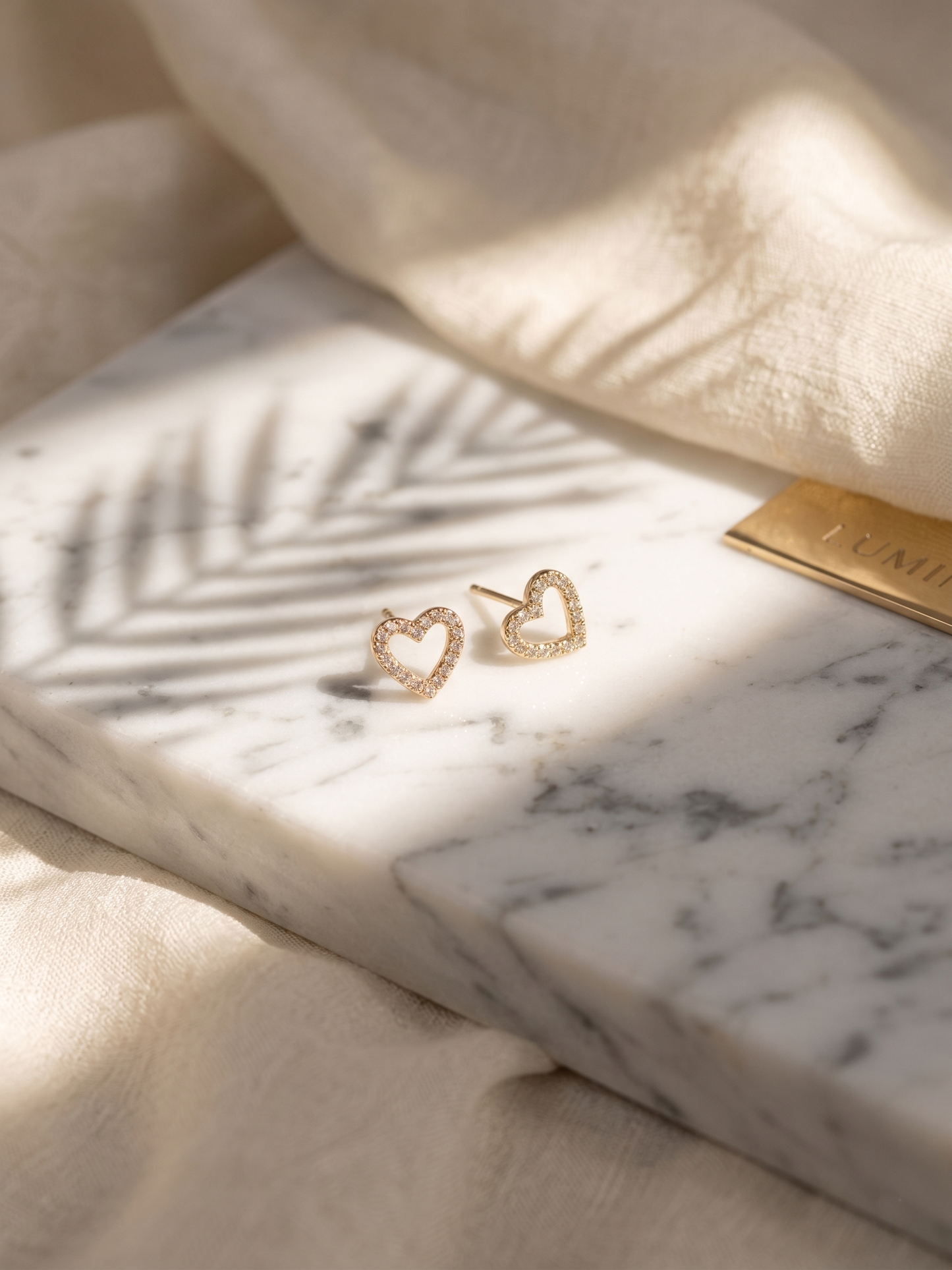 Brilliant Heart Studs