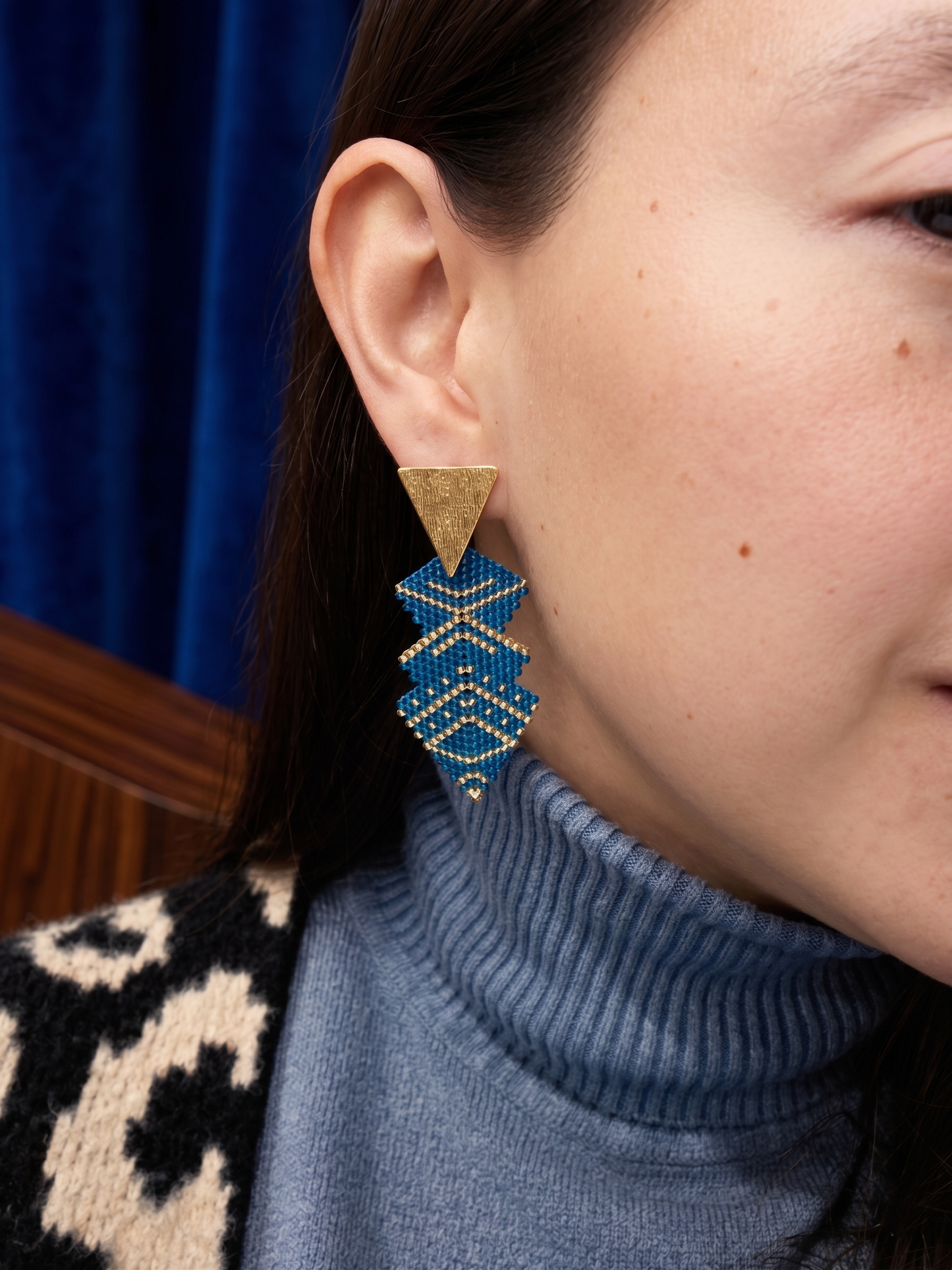 Aquamarine Miyuki Drops
