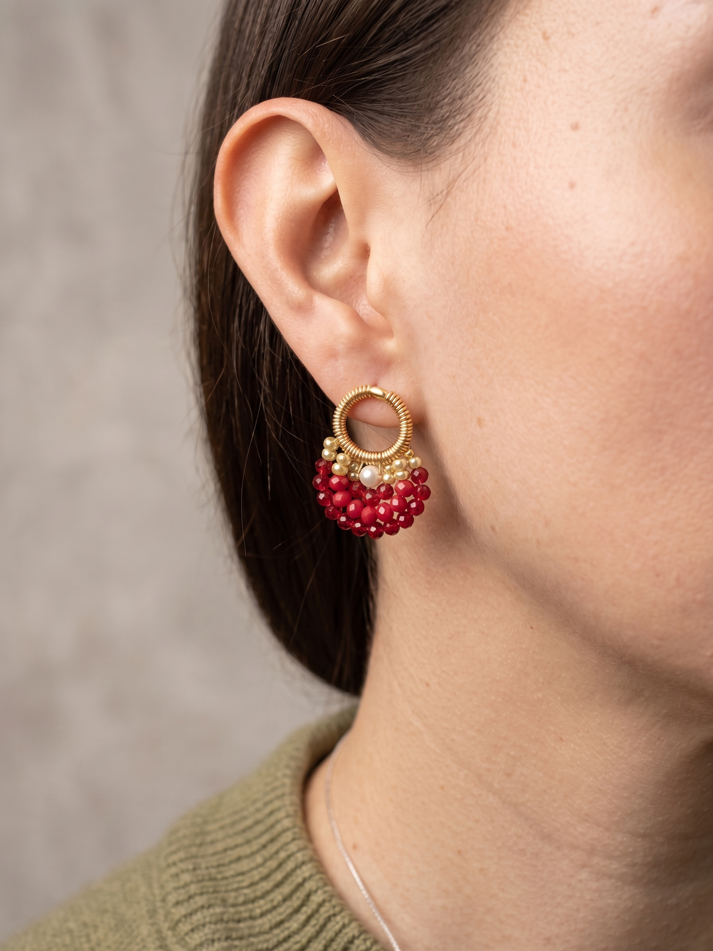 Radiant Ruby Studs